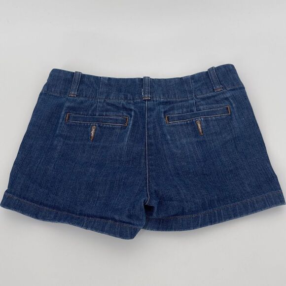 J Crew Women's Nautical‎ Denim Short Blue Size 2 - Picture 8 of 10